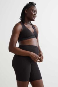 H&M 2-pack Super Soft Non-padded Bra Tops Schwangerschaftskleidung Damen Beige Schwarz | 0716-VGNBM