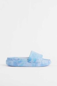 H&M Badelatschen Damen Hellblau | 5629-UJSZC