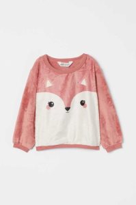 H&M Fleece Hemd Kinder Rosa | 7423-FGCSM