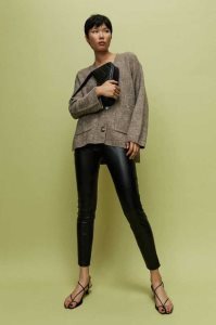 H&M High Taille Leggings Hose Damen Schwarz | 5089-VIYEO