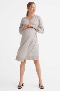H&M MAMA Knit Wrap Kleider Schwangerschaftskleidung Damen Mehrfarbig | 5861-UYIND