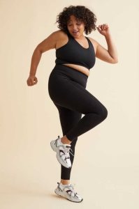 H&M Pocket-detail Sports Leggings Hose Damen Lila | 6540-NPTES