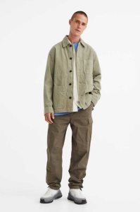 H&M Regular Fit Ripstop Cargo Hose Herren Khaki Grün | 1928-XZNCQ