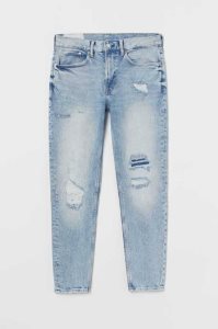 H&M Slim Tapered Jeans Herren Blau | 3172-FRXDQ