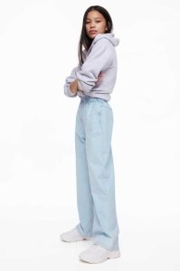 H&M Weite Fit Jeans Kinder Hellblau | 4912-IBUEJ