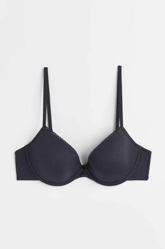 H&M Gepolstert Underwire Bra Unterwäsche Damen Rosa | 3604-XRUEM